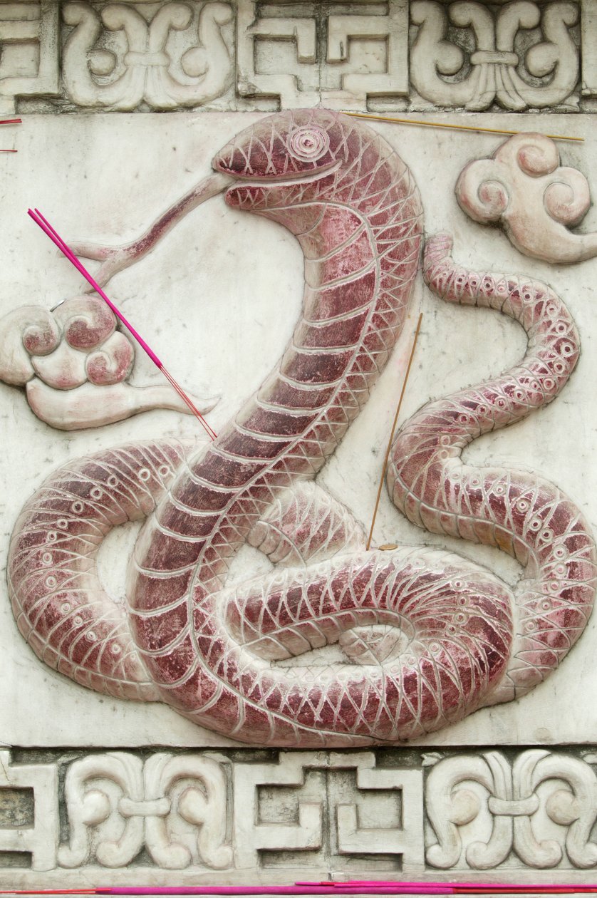 Čínské astrologické znamení. Bílý oblak chrám Peking Čína od Unbekannt