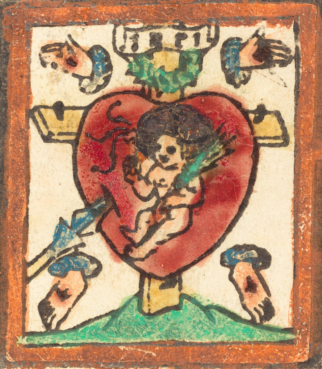 Kristus Dítě v Nejsvětějším Srdci, c. 14751480. od Unbekannt