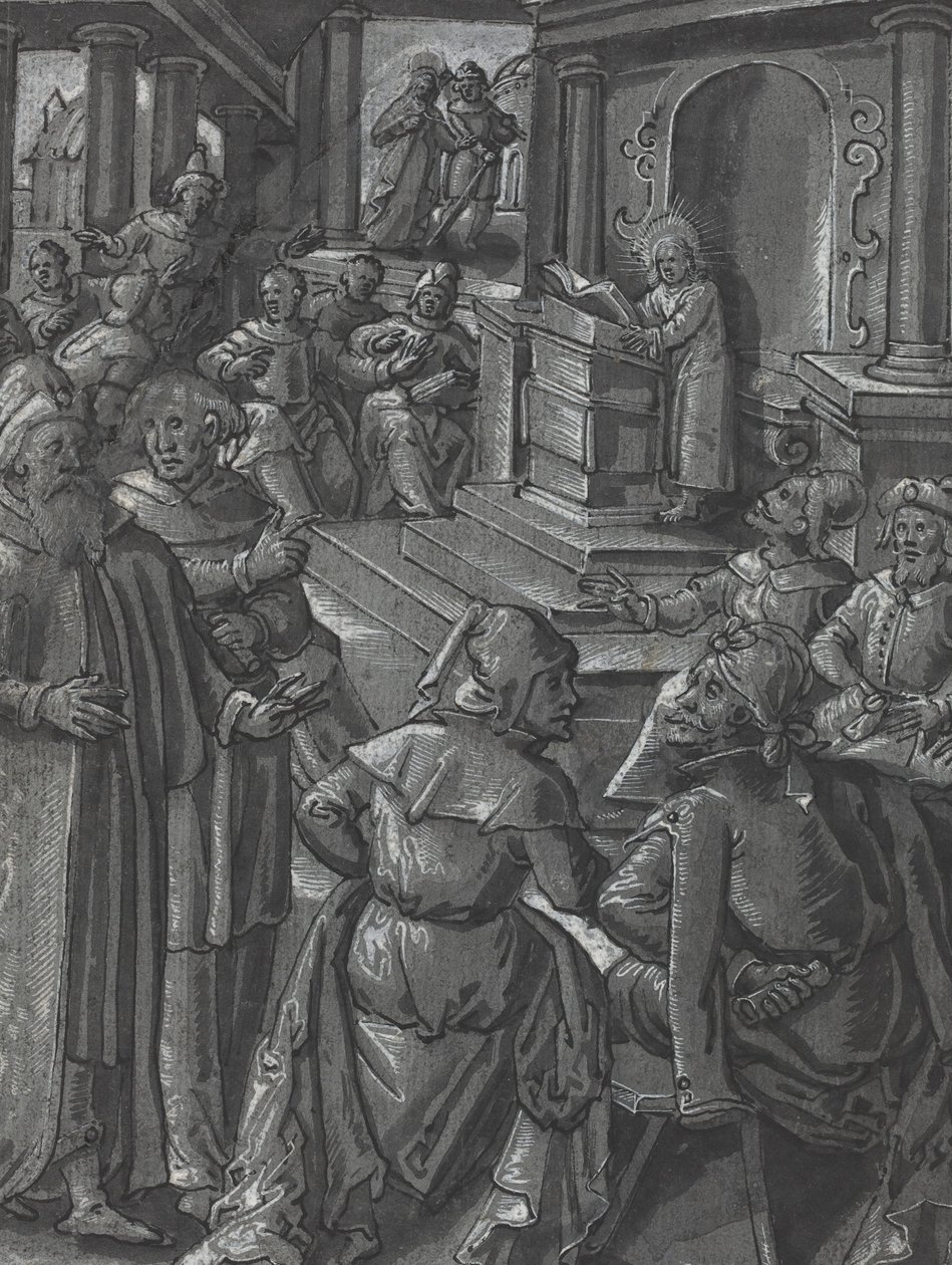Kristus uzdravuje chromé [verso], c. 1600. od Unbekannt