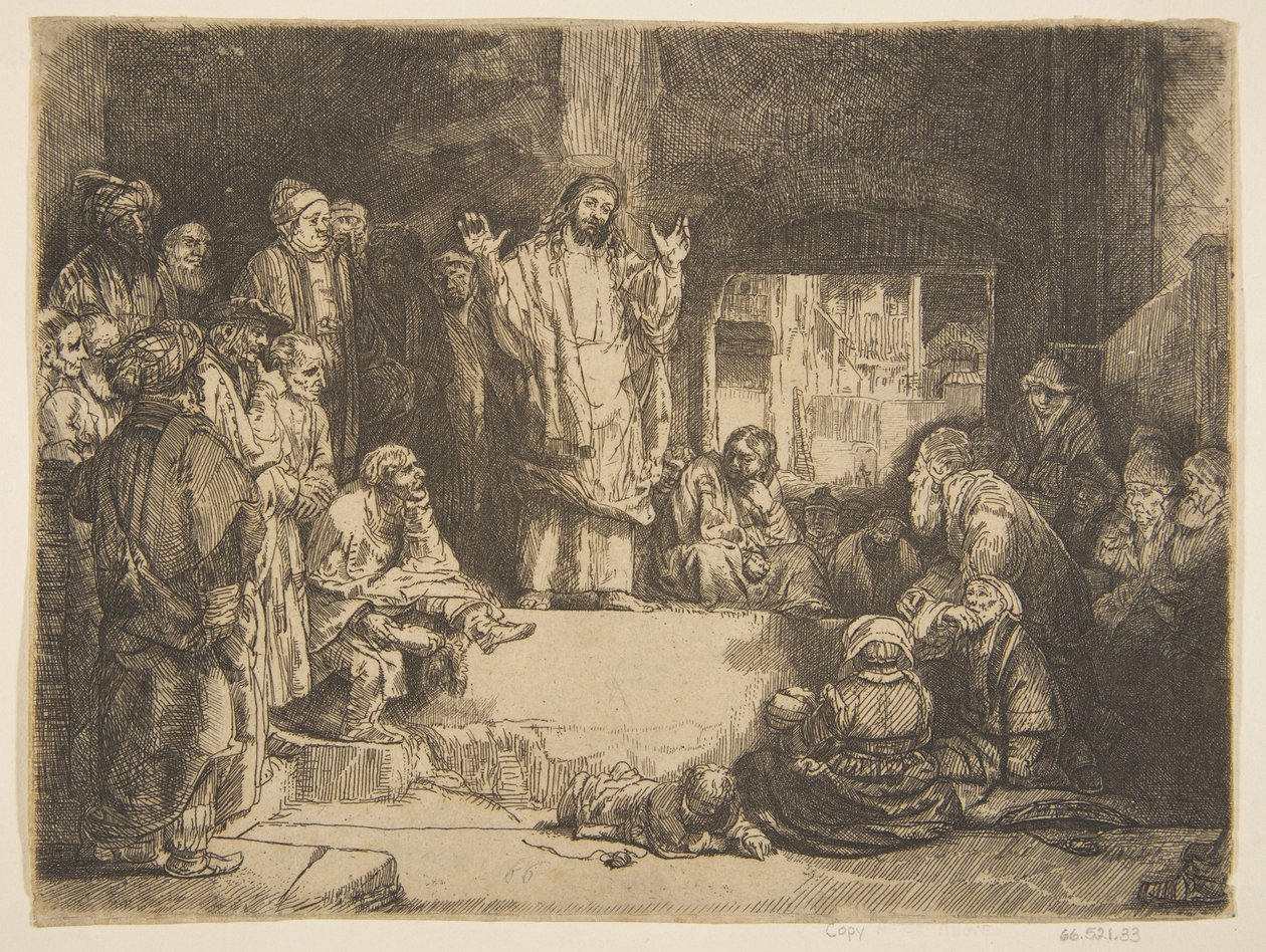 Christ Preaching La Petite Tombe copy.n.d. od Unbekannt