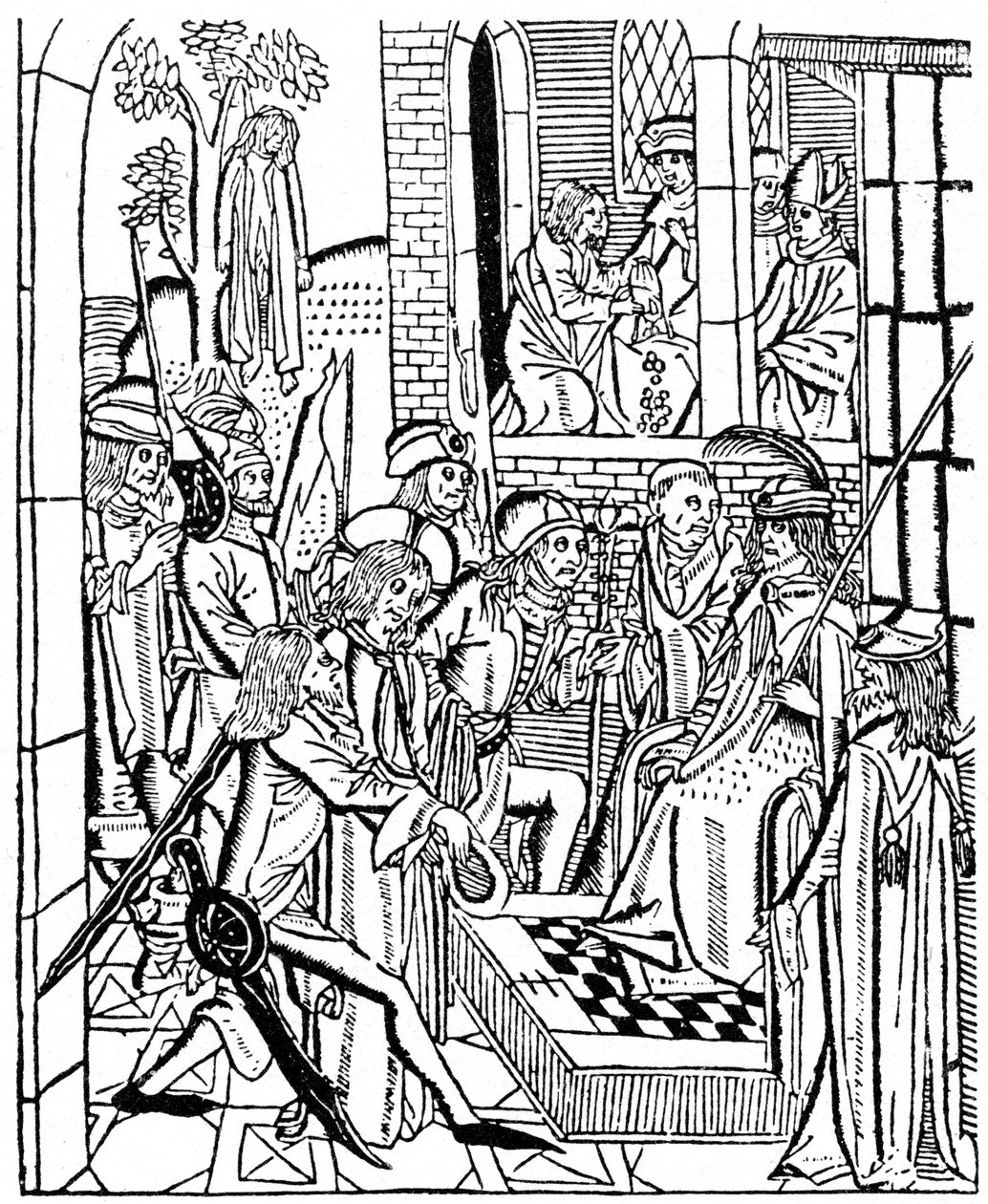 Kristus před Pilátem, 1488 1964 od Unbekannt
