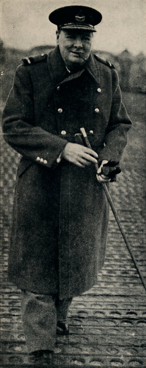 Churchill jako letec, c1945. od Unbekannt