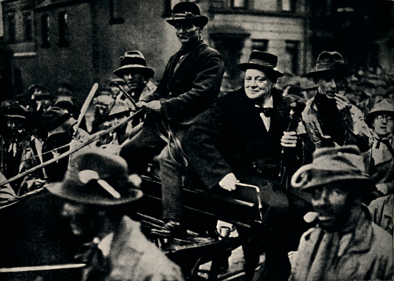 Churchill znovu v Belfastu, 1926, 1945. od Unbekannt