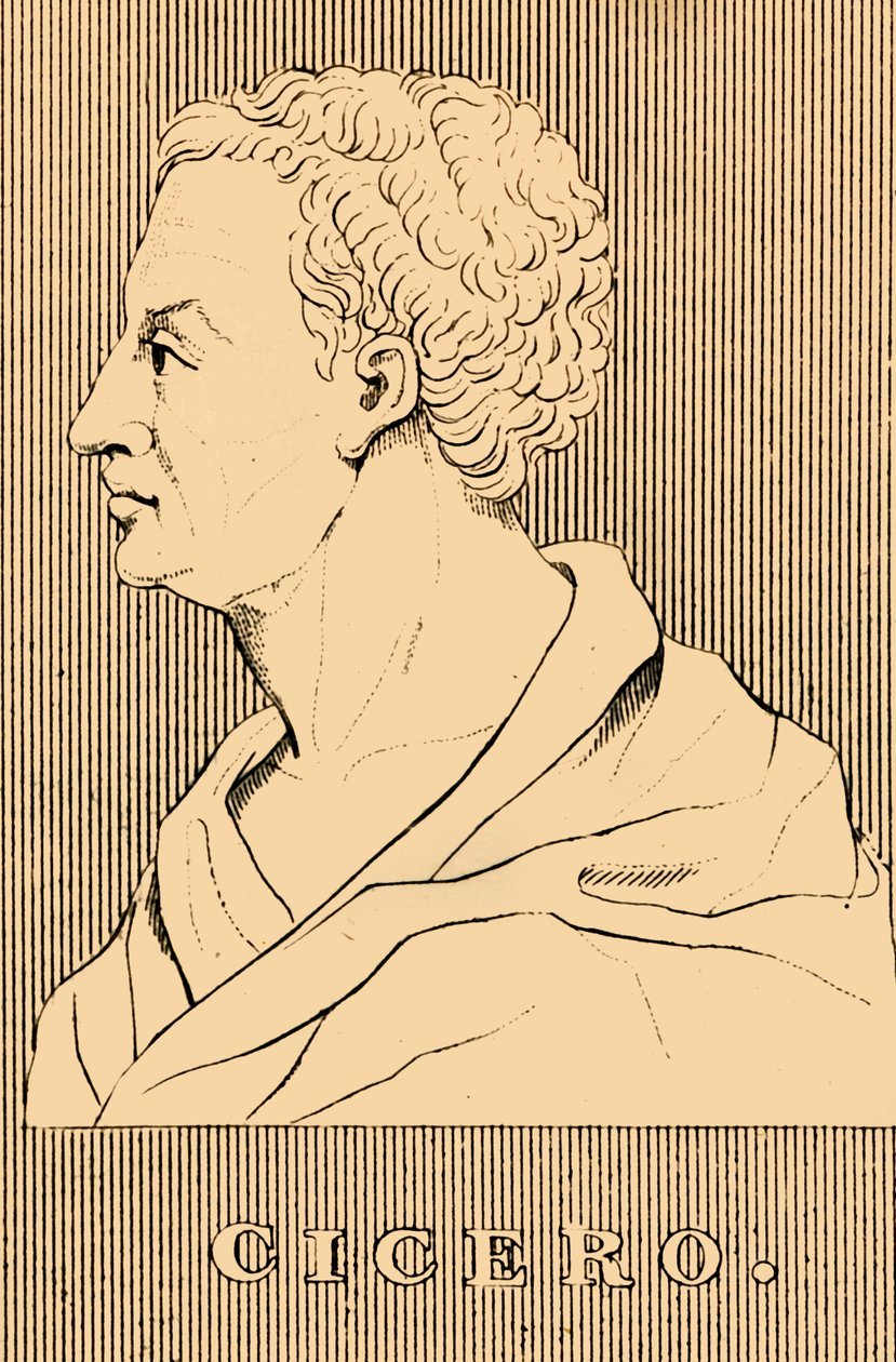 Cicero, 106-43 př.nl, 1830. od Unbekannt