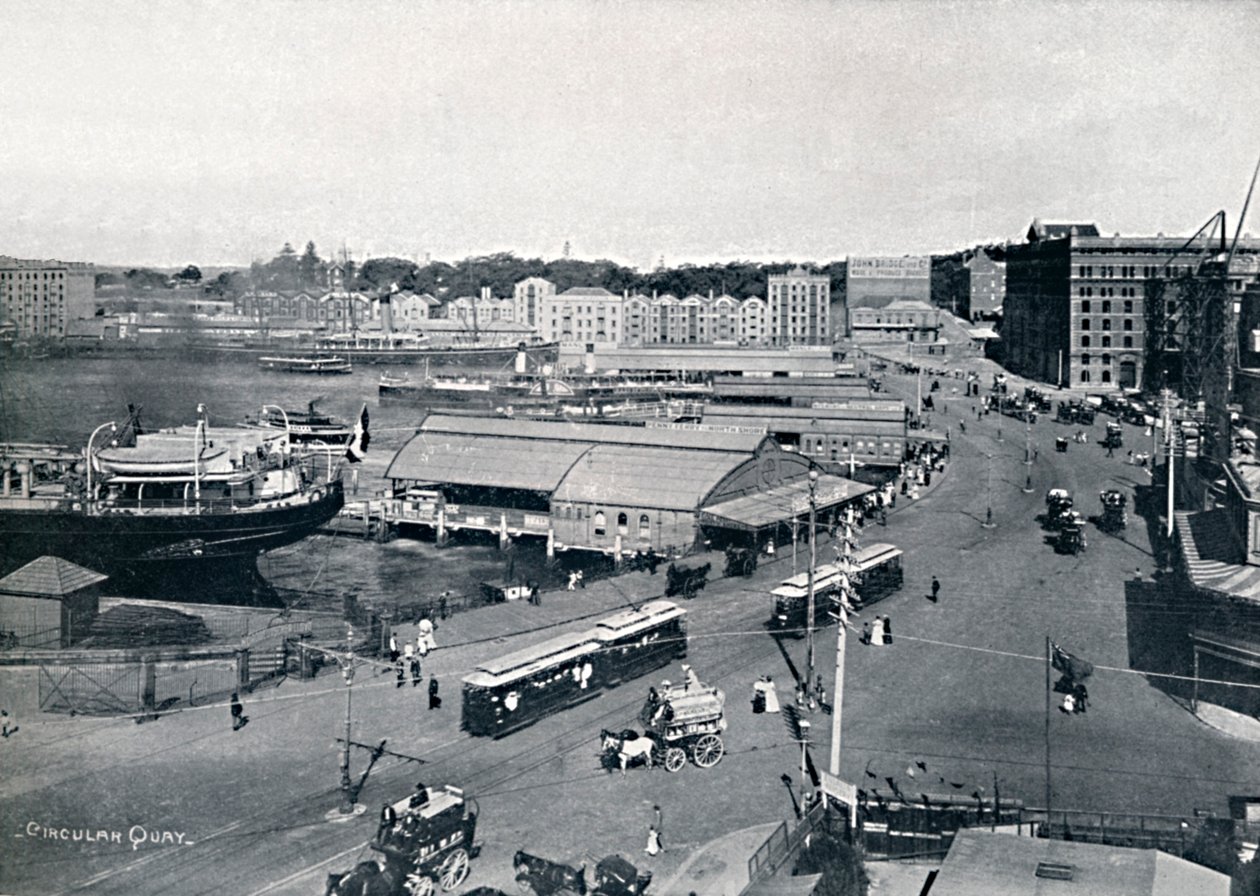 Circular Quay, c1900. od Unbekannt