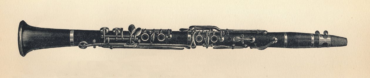 Klarinet, 1895. od Unbekannt