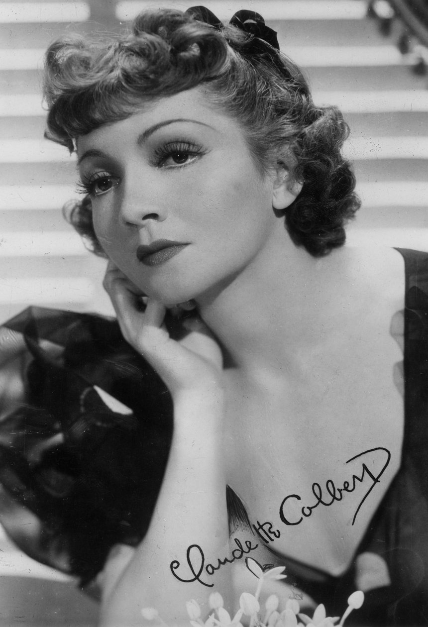 Claudette Colbert , americká herečka, 20. století od Unbekannt