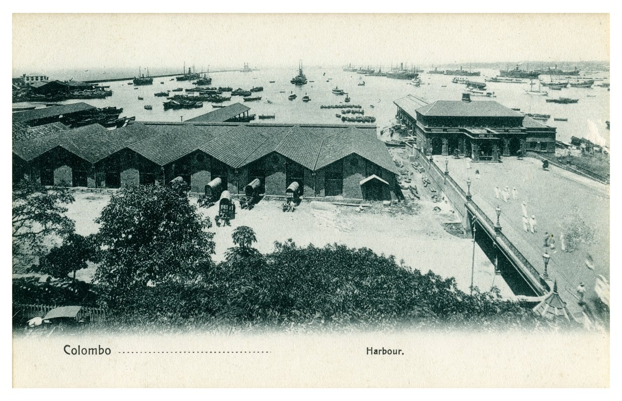 Přístav Colombo, Cejlon, počátek 20. století od Unbekannt