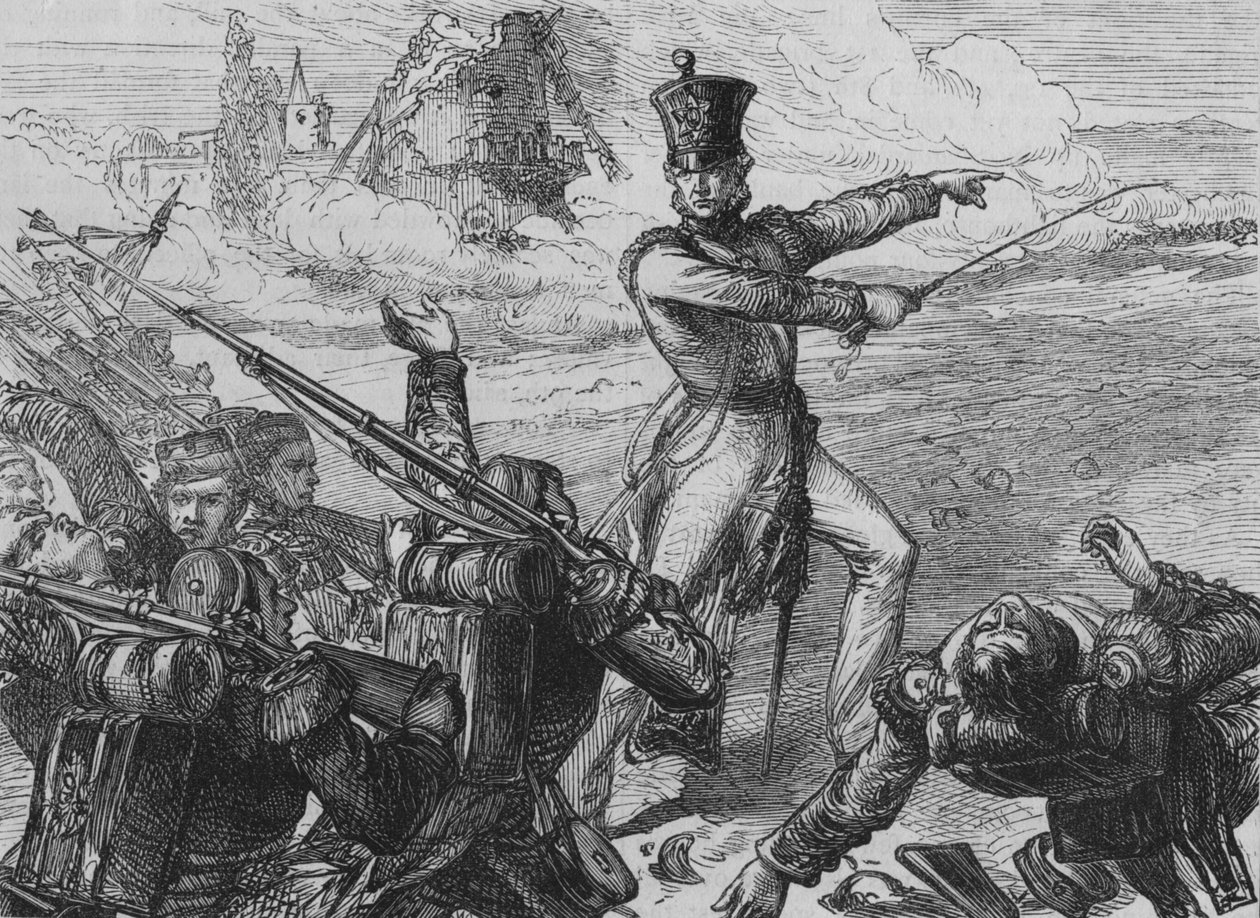 Plukovník Fitzgeralds Charge v San Sebastian, c1880 od Unbekannt