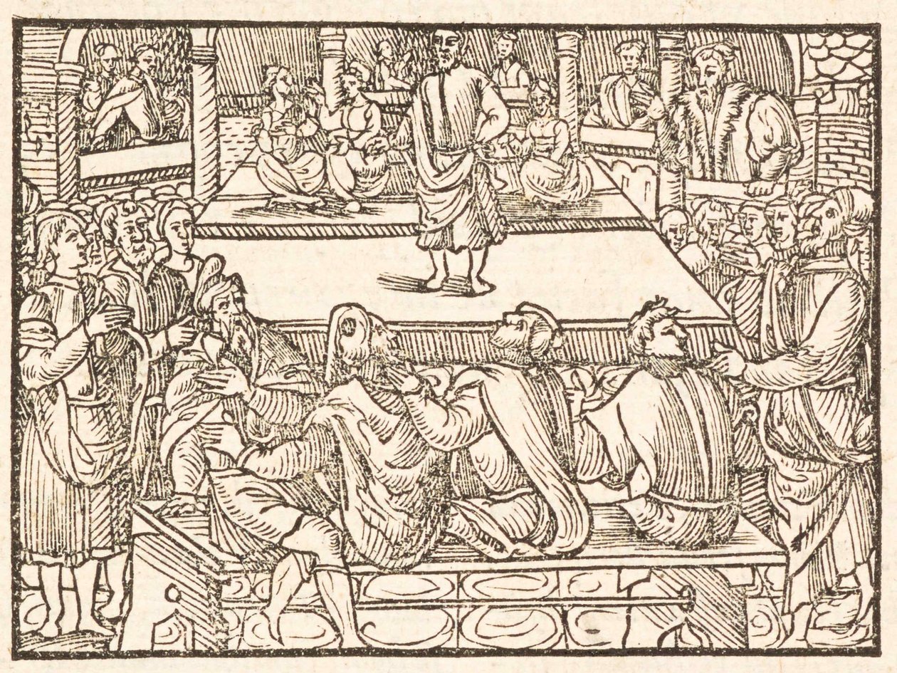 Komedie Terence od Jean de Roigny, 1552. od Unbekannt