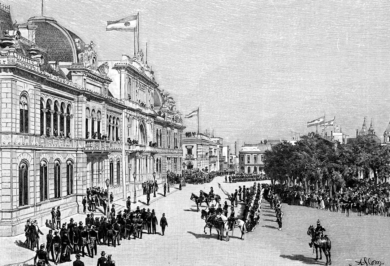 Kongresové budovy, Buenos Aires, Argentina, 1895 od Unbekannt