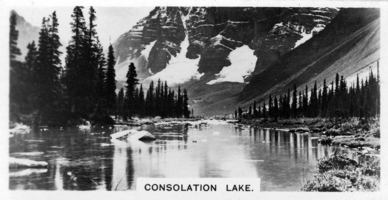 Consolation Lake, Alberta, Kanada, c 1920 od Unbekannt