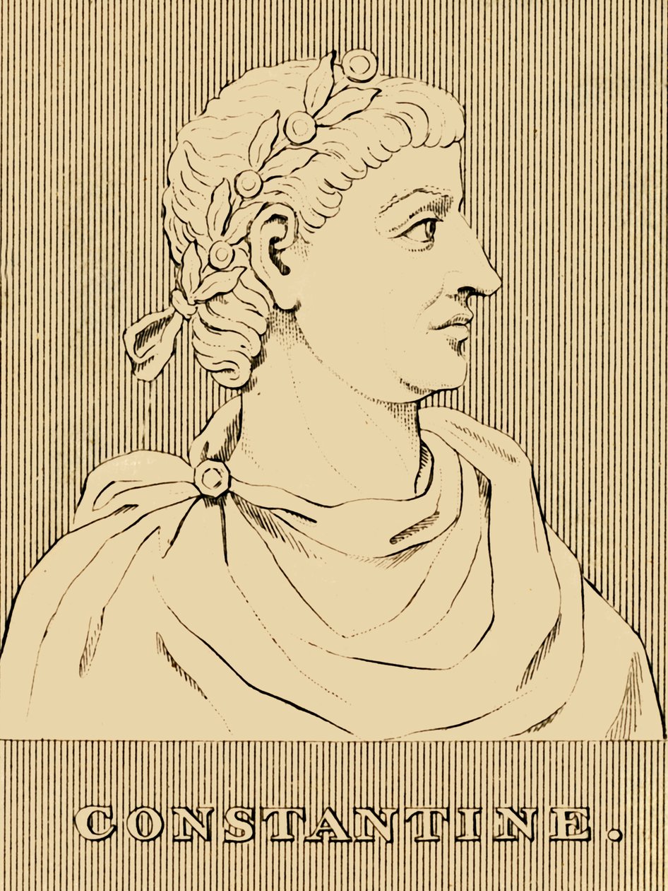 Konstantin, 272 - 337 našeho letopočtu, 1830. od Unbekannt