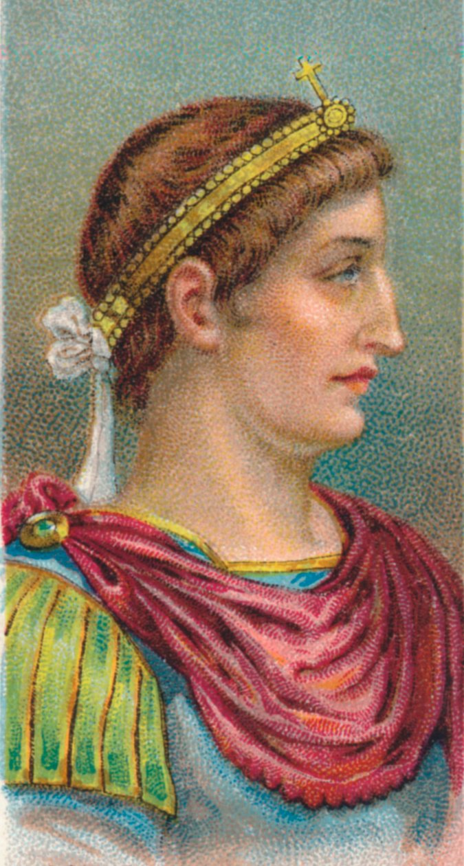 Konstantin Veliký c273-337, římský císař, 1924 od Unbekannt
