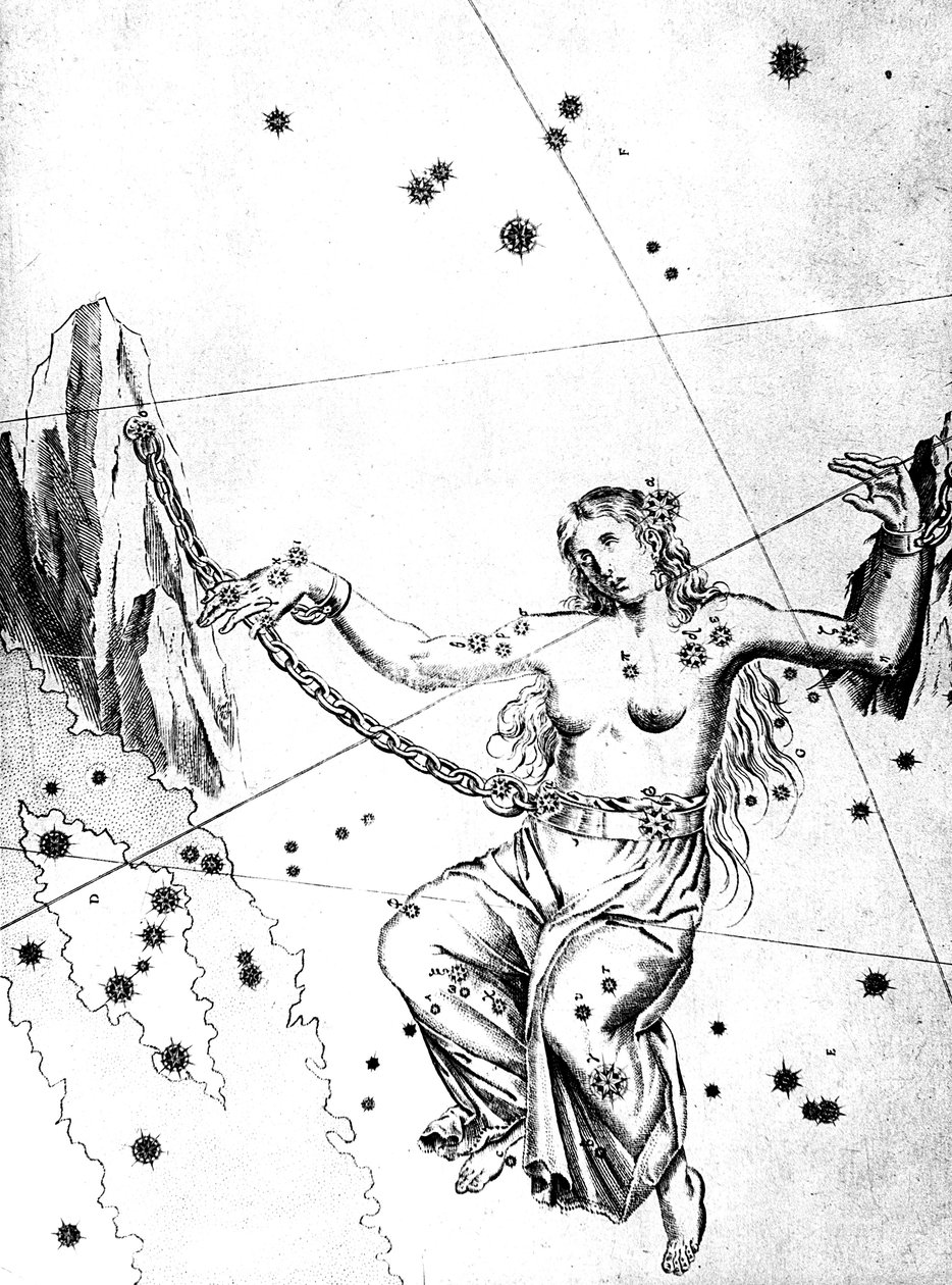 Souhvězdí Andromedy, 1723 od Unbekannt