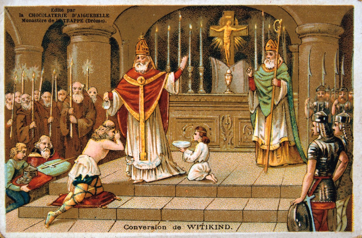 Přeměna Witikindu, 785 n. l., 19. století od Unbekannt