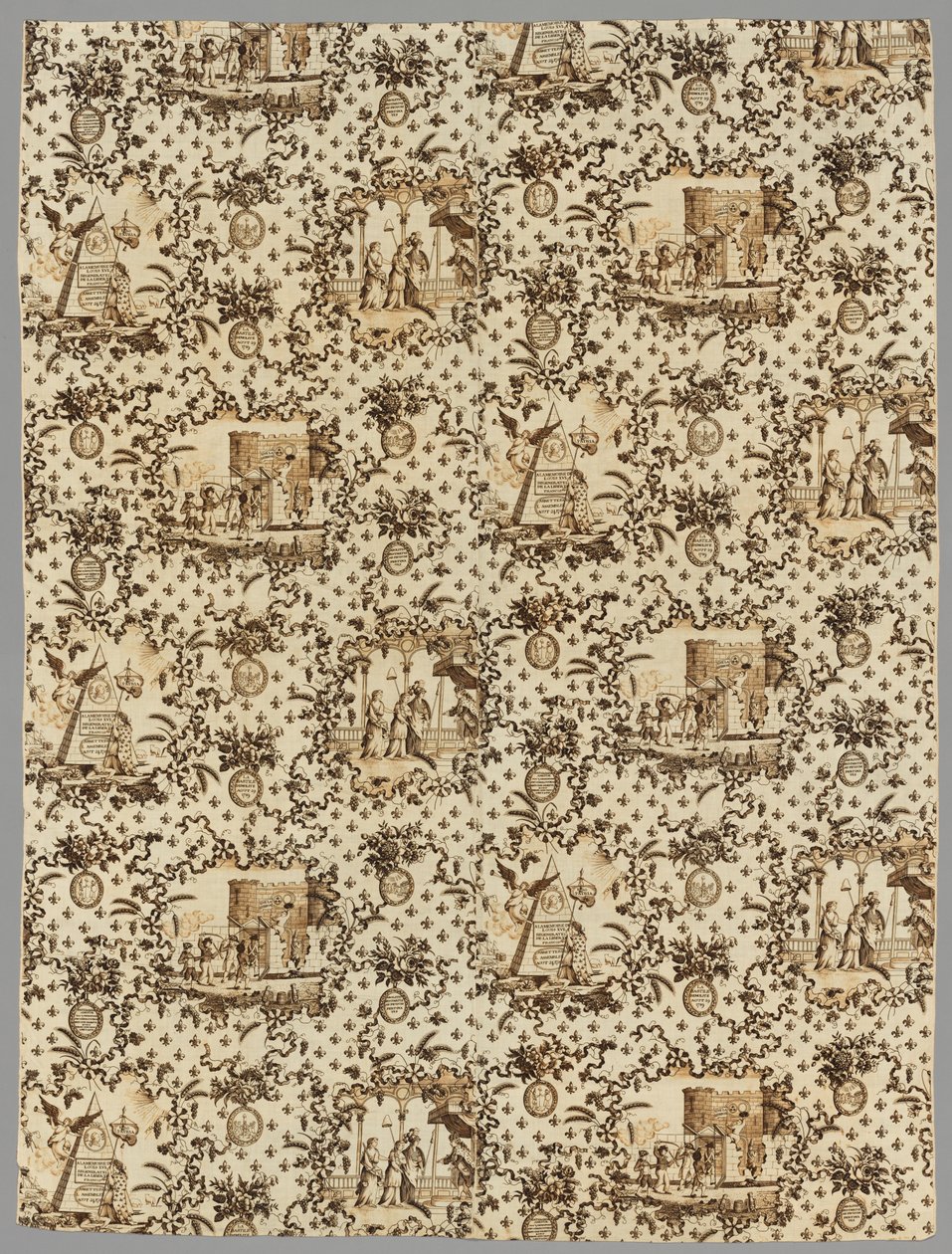 Mědirytinové tištěné plátno, 1789-1791. od Unbekannt