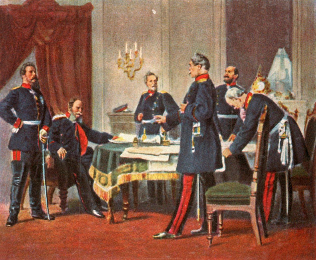 Válečná rada ve Versailles, 1870, 1936. od Unbekannt