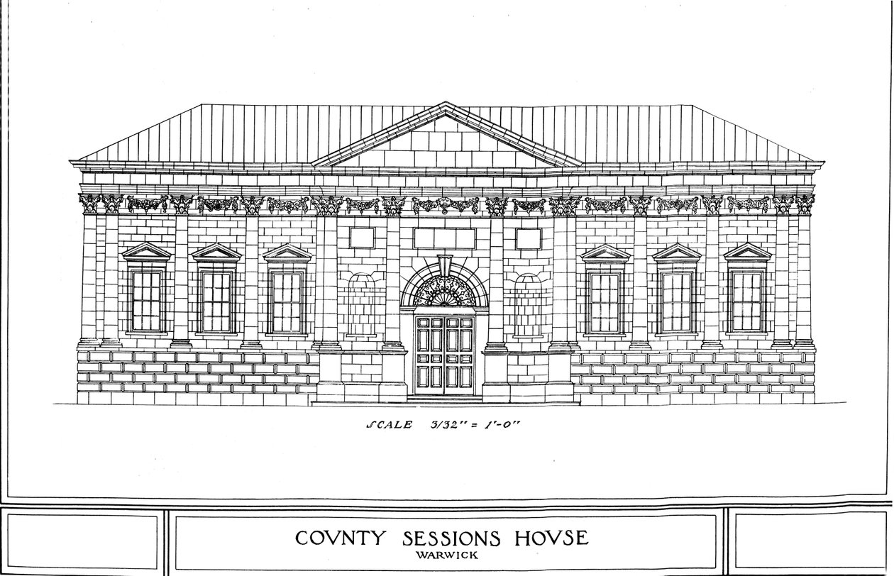 County Sessions House, Warwick, Warwickshire, 1924 od Unbekannt