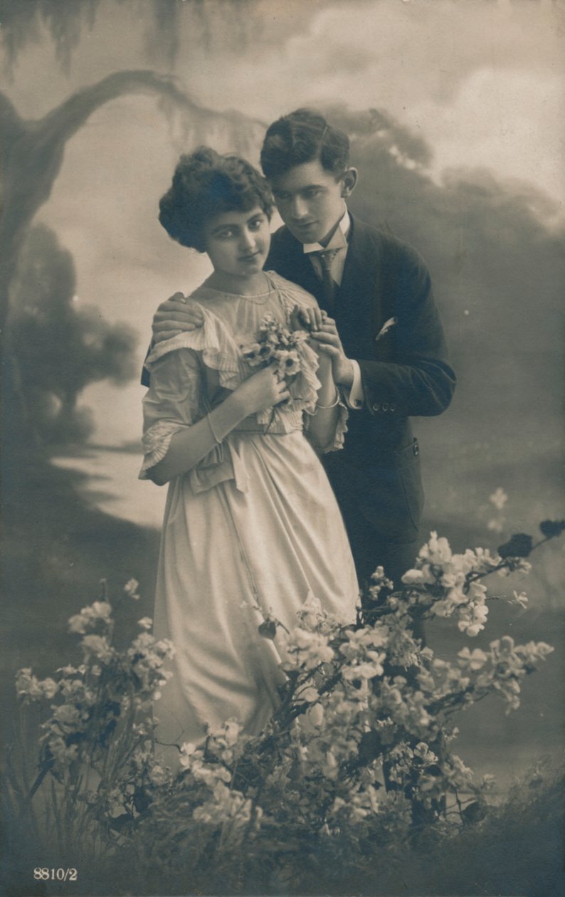 Pár, c1910 od Unbekannt