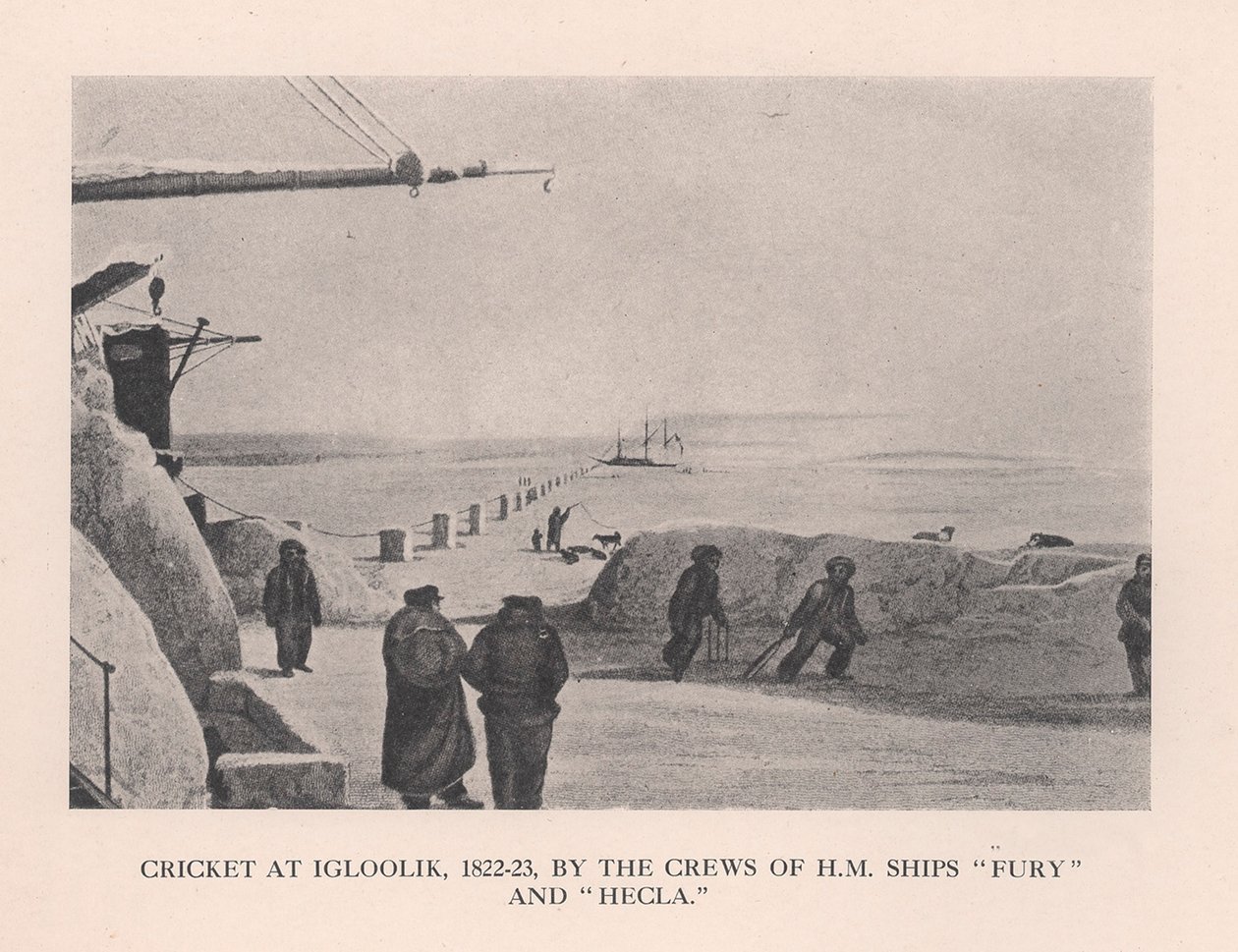 Kriket v Igloolik, 1822-1823 1912. od Unbekannt