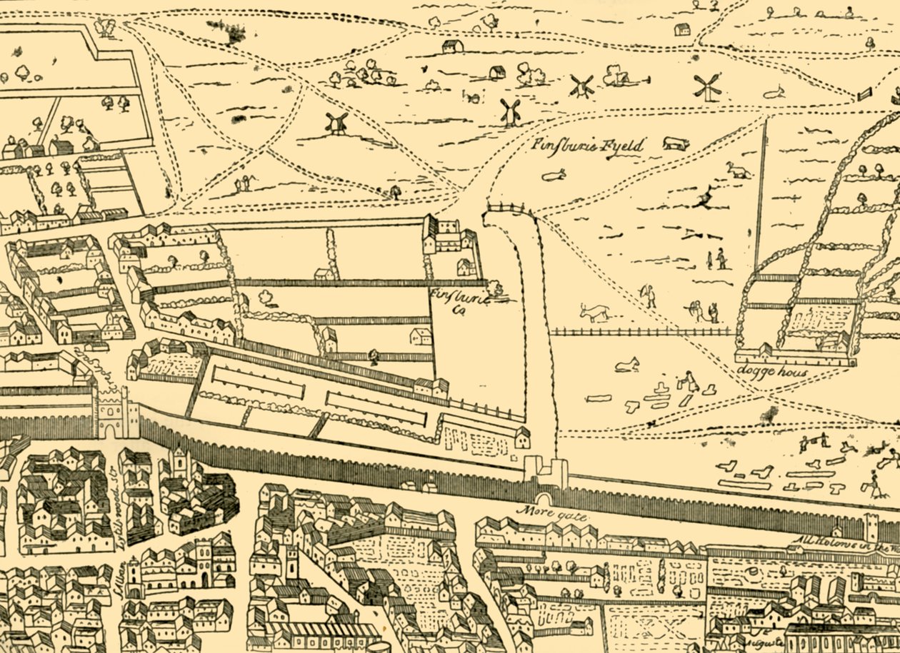Cripplegate and Neighbourhood, c1872. od Unbekannt