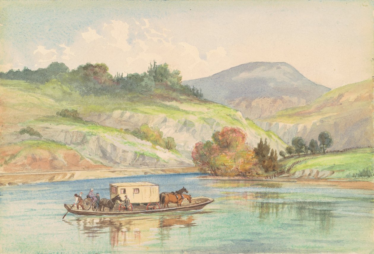 Překročení řeky James, 1878. od Unbekannt