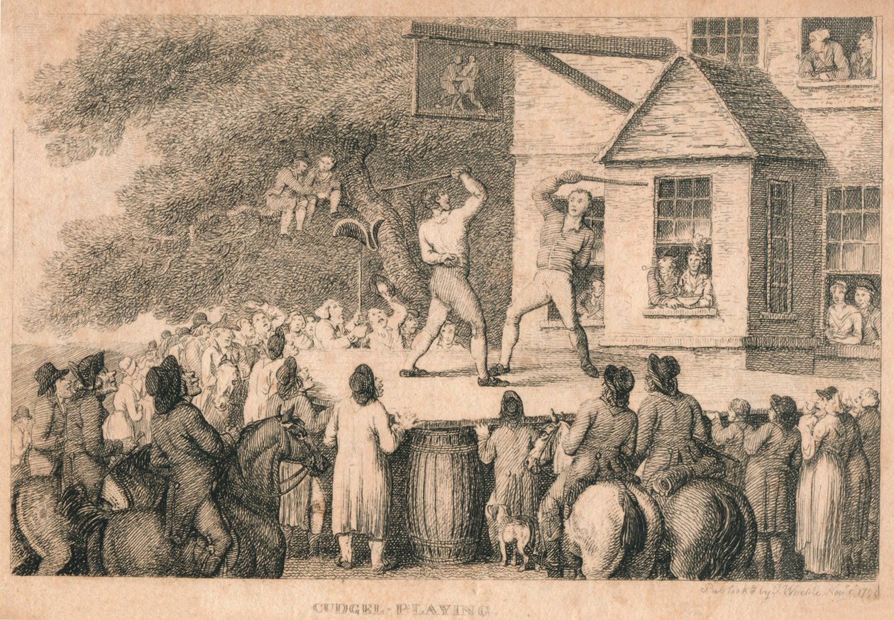 Hra na palici, 1799. od Unbekannt