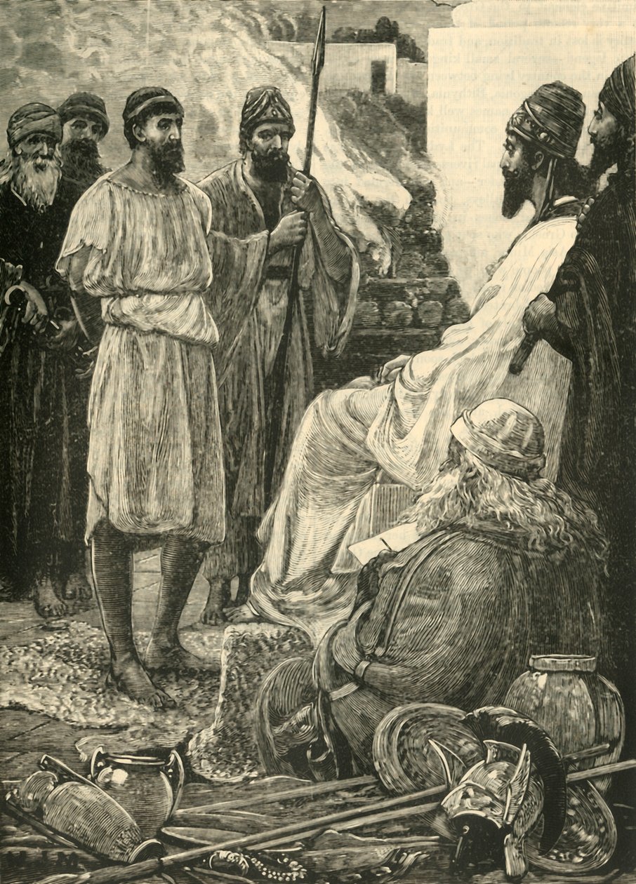 Cyrus a Croesus, 1890. od Unbekannt