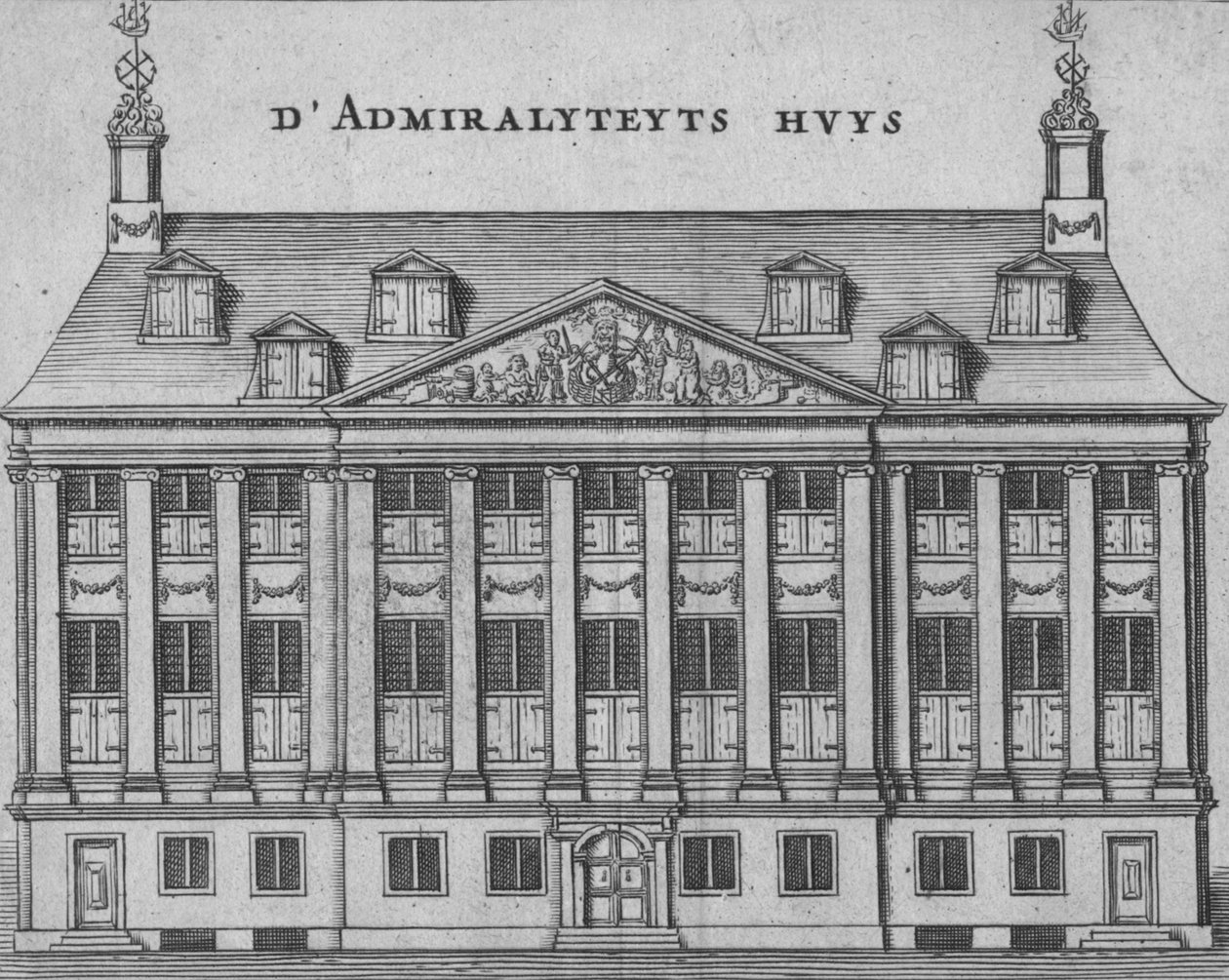 DAdmiralyteyts Huys, konec 17.-začátek 18. století. od Unbekannt