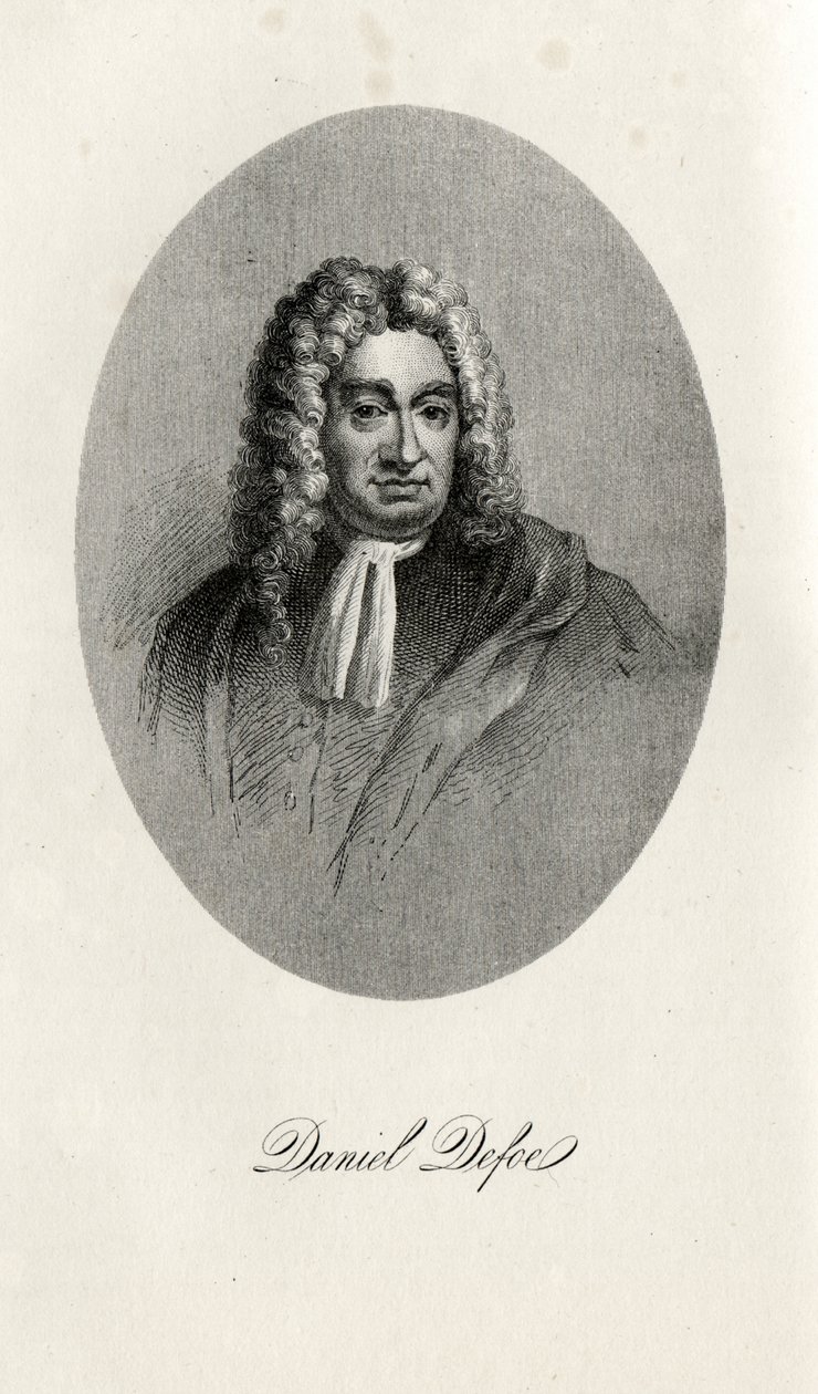 Daniel Defoe 1660-1731, 18. století od Unbekannt