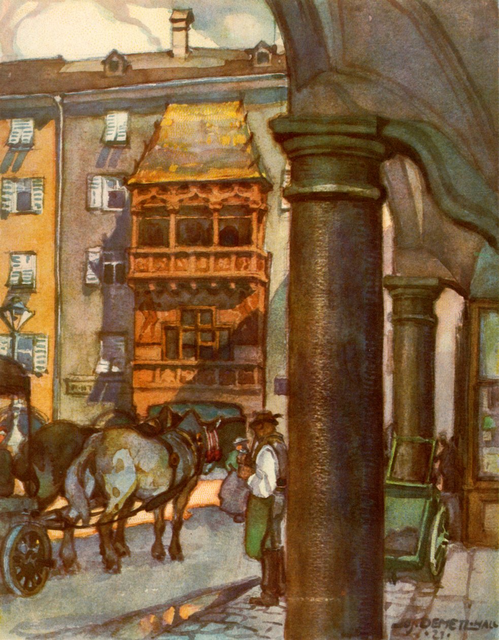 Zlatá střecha, zlatá střecha, c1929. od Unbekannt