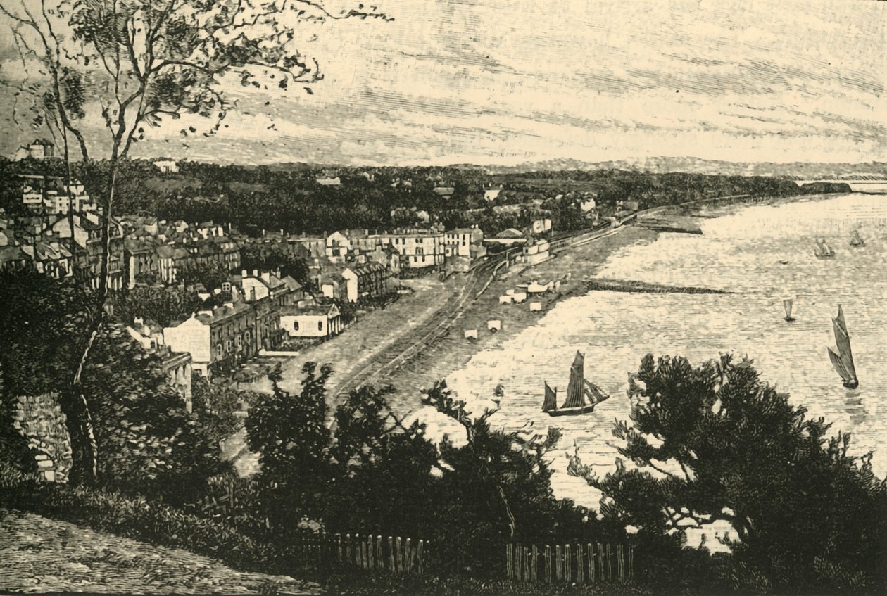 Dawlish, z Lea Mount, 1898. od Unbekannt