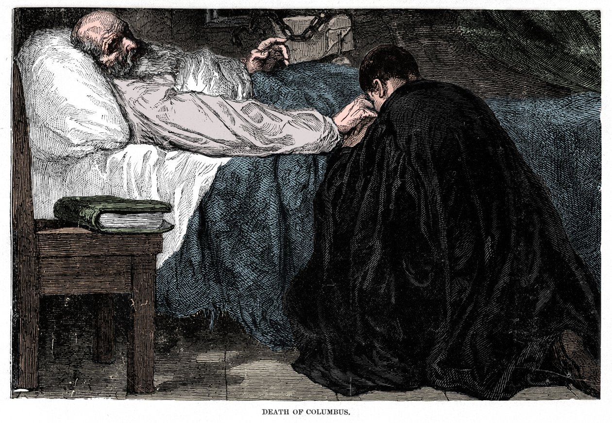 Smrt Kryštofa Kolumba, 1506, 1872. od Unbekannt