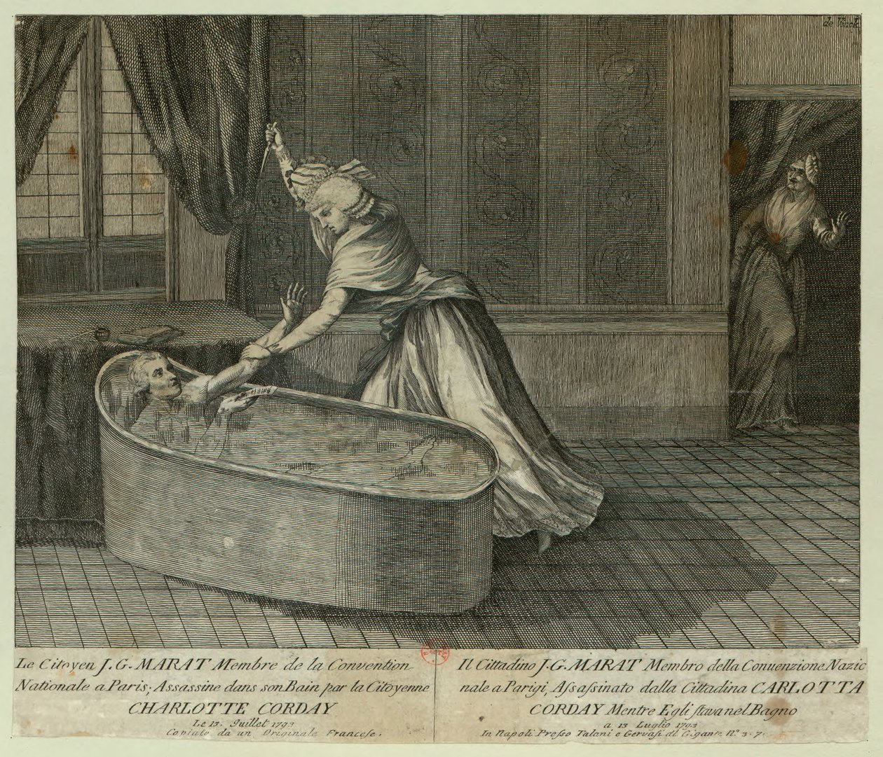 Smrt Marat, c. 1793. od Unbekannt