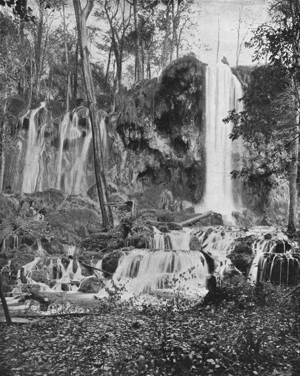 Deer Lick Falls, Mineral Springs, Virginia, USA, c1900. od Unbekannt