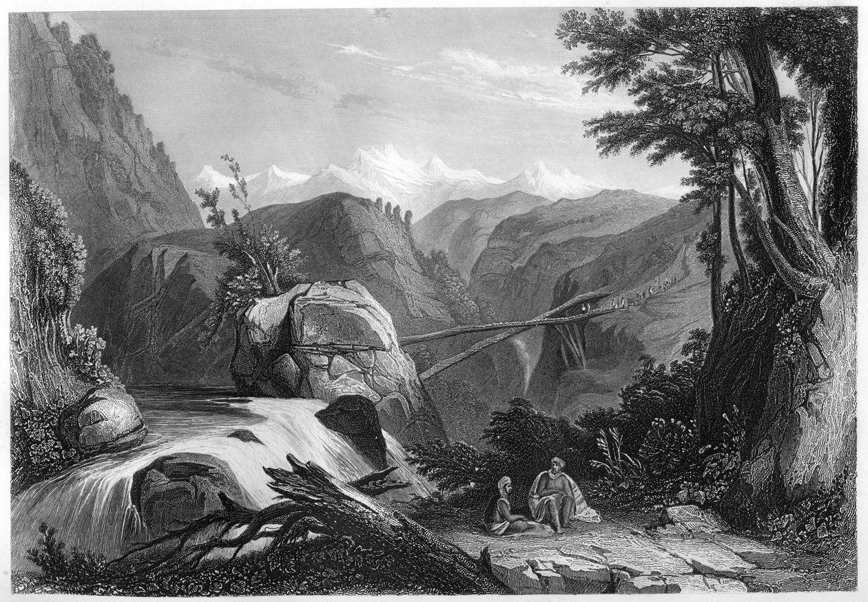 Deobun, poblíž Umballah, Indie, c1860 od Unbekannt