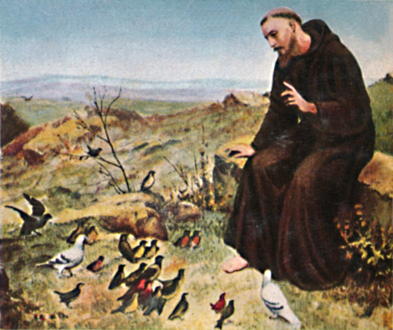 Svatý František z Assisi 1182-1226, 1934. od Unbekannt