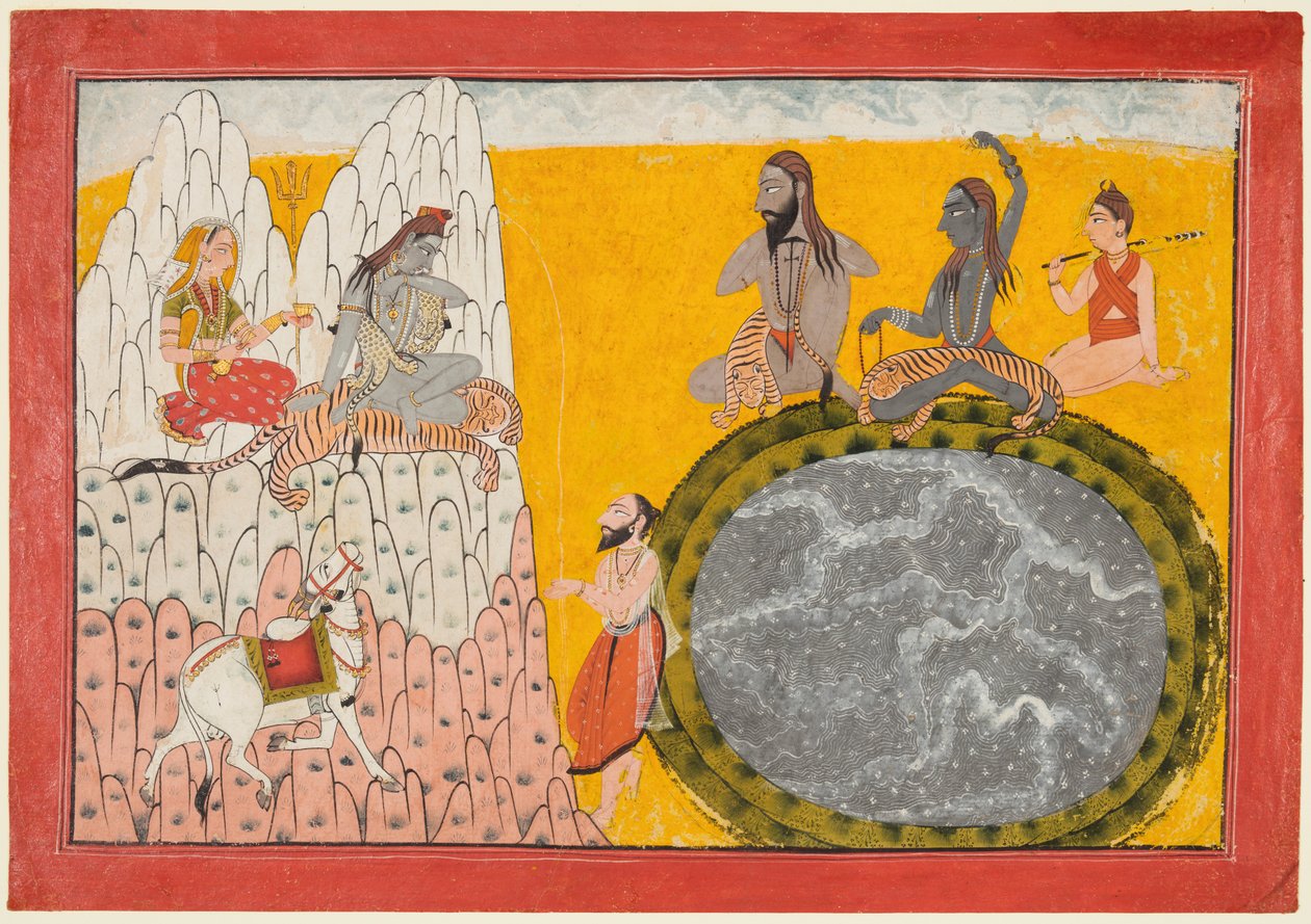 Sestup Gangy, c. 1700-10. od Unbekannt