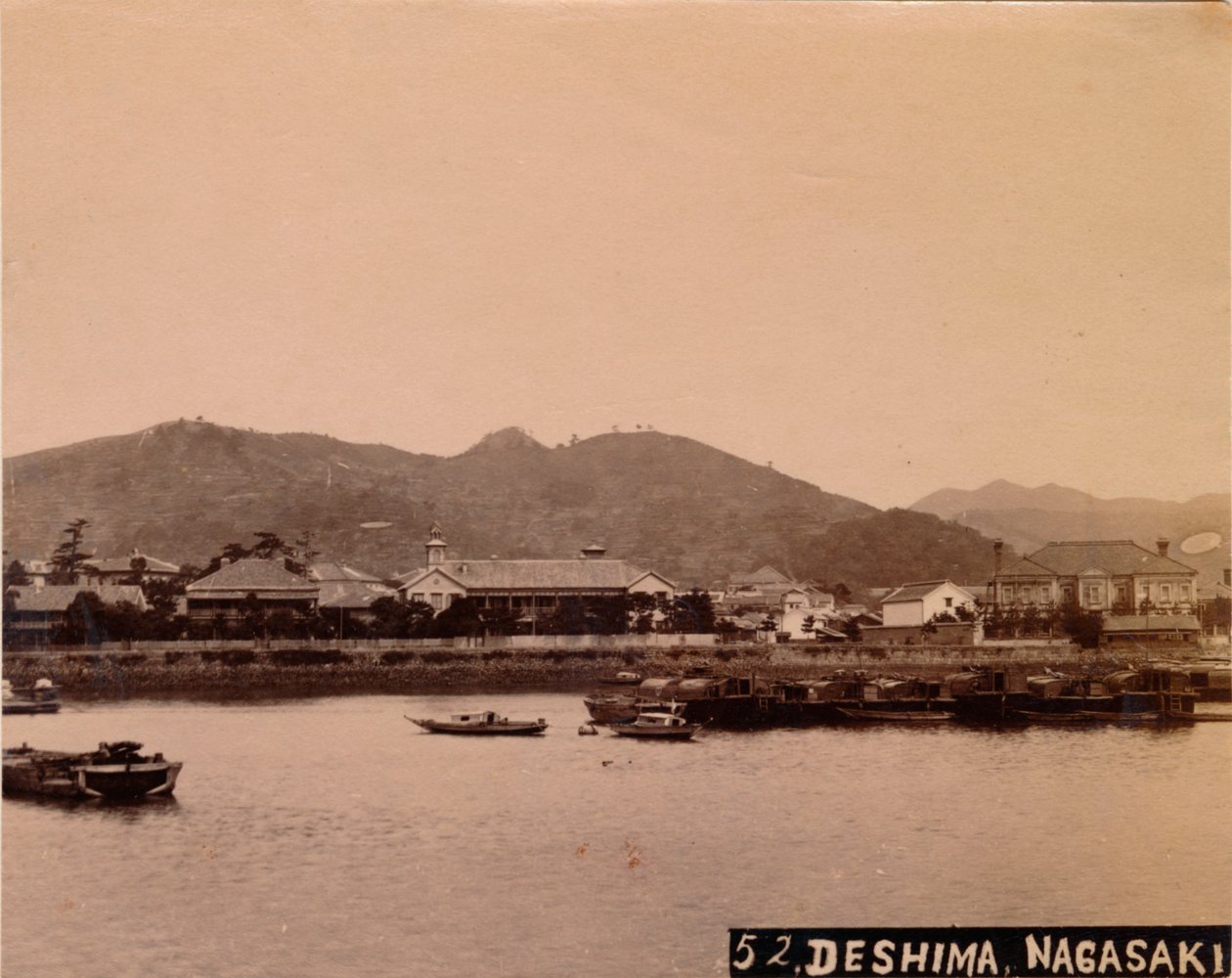 Deshima, Nagasaki, c1890-1900 od Unbekannt