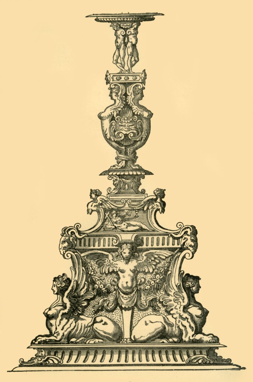 Návrh na svícen, 16. století, 1881. od Unbekannt