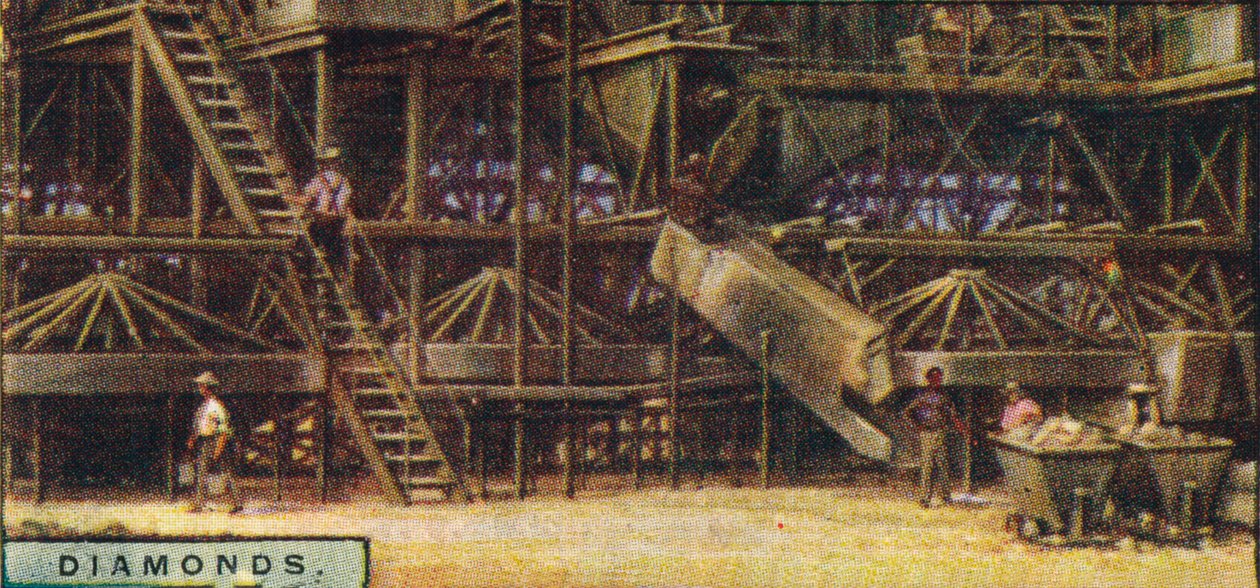 Diamanty . Washing Plant, Kimberley, 1928 od Unbekannt