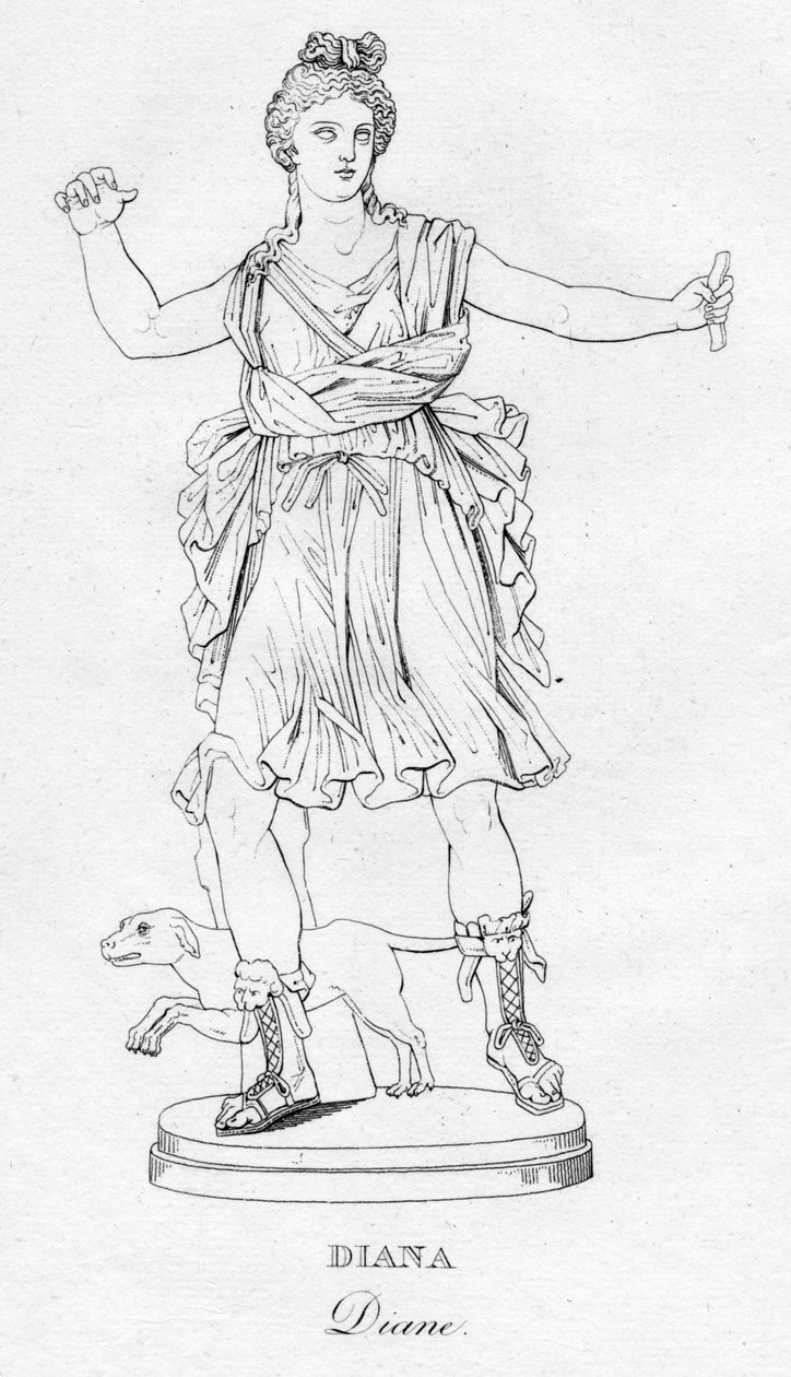 Diana Diane, c1850 od Unbekannt