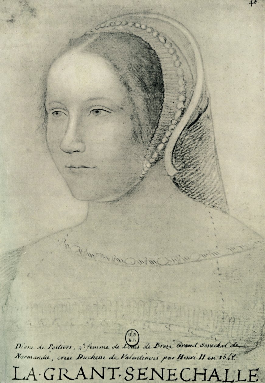 Diane de Poitiers, 1525, 1907. od Unbekannt