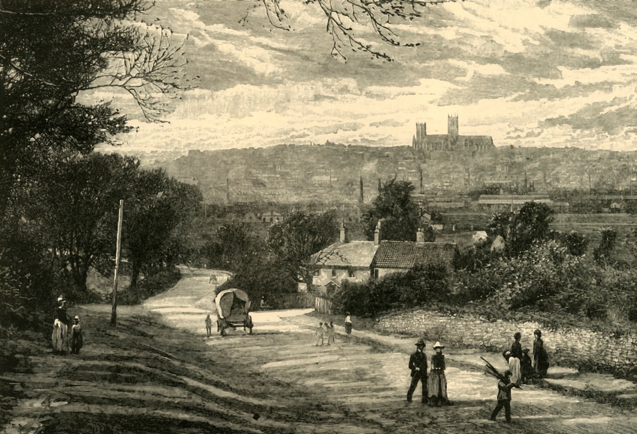 Vzdálený pohled na Lincoln, 1898. od Unbekannt