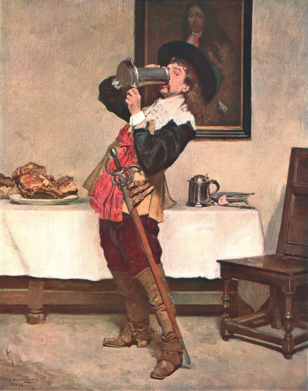 Down to the Dregs, 1880, c1902. od Unbekannt