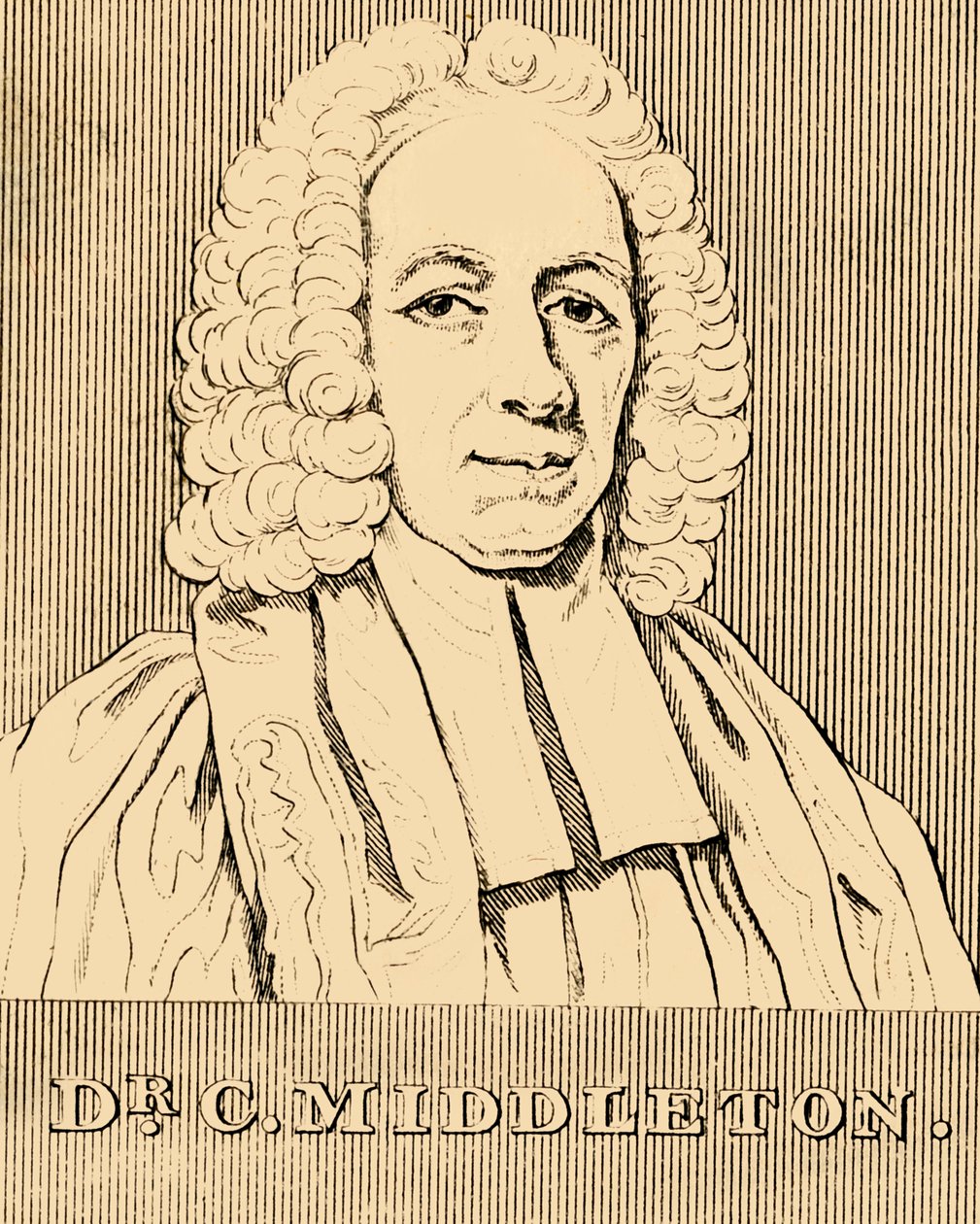 Dr. C. Middleton, 1683-1750, 1830. od Unbekannt