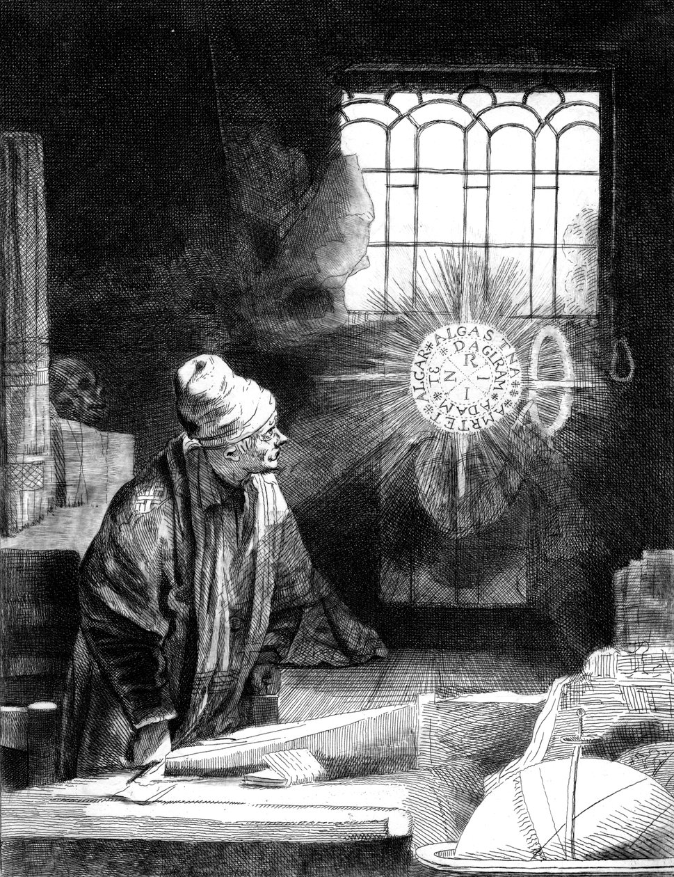 Dr Faustus ve své studii od Unbekannt