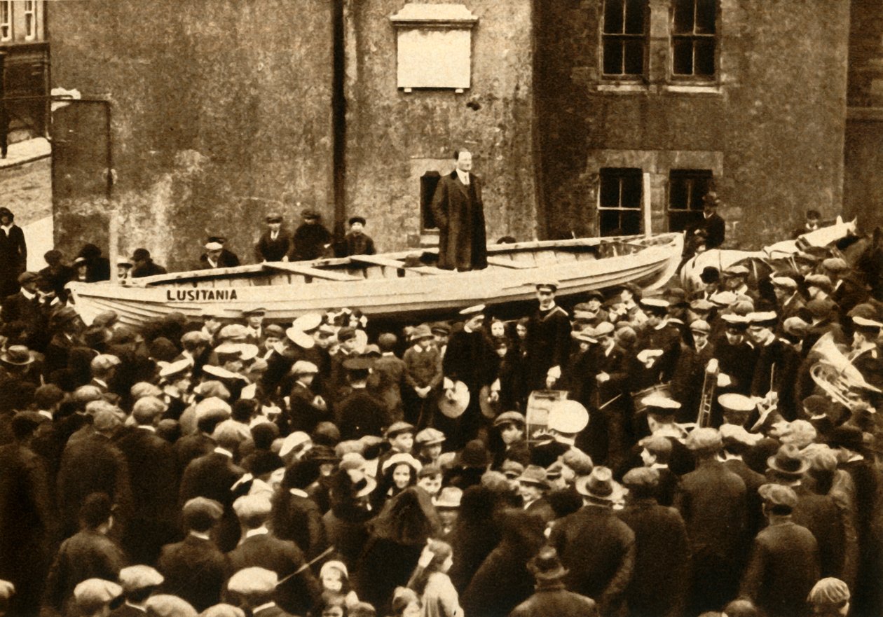 Dr. Macaura... na náborovém shromáždění, c1915, 1933. od Unbekannt