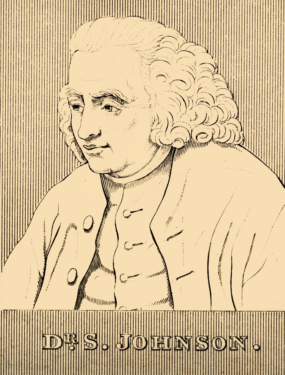 Dr. S. Johnson, 1709-1784, 1830. od Unbekannt